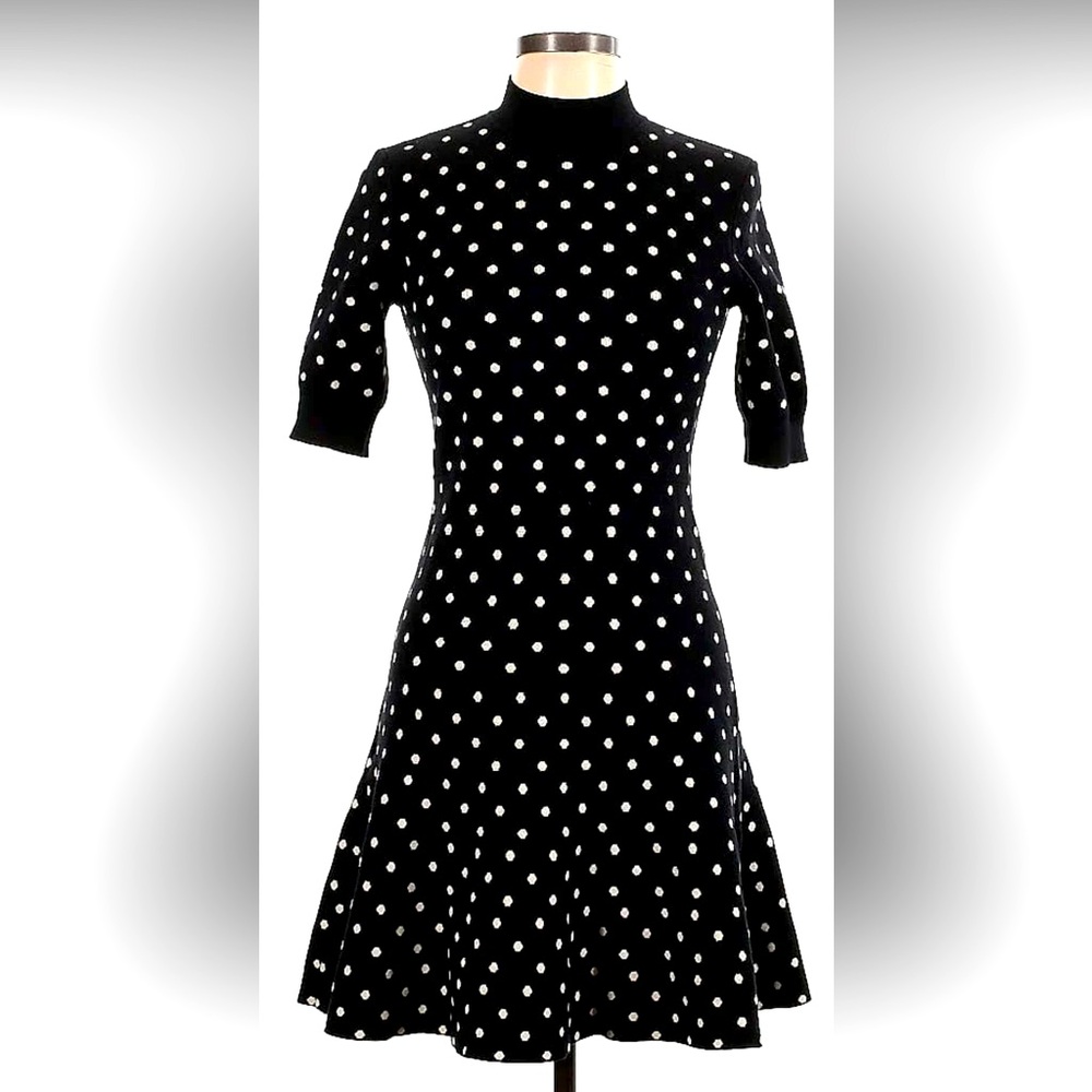 Rachel Roy Polka-Dot black and White dress